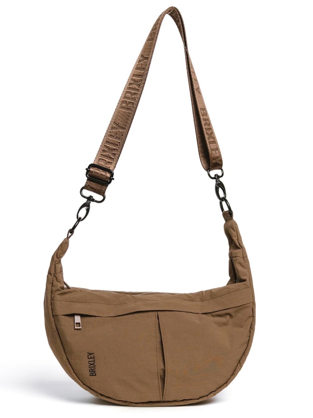 Brixley Mocha Crescent Bag